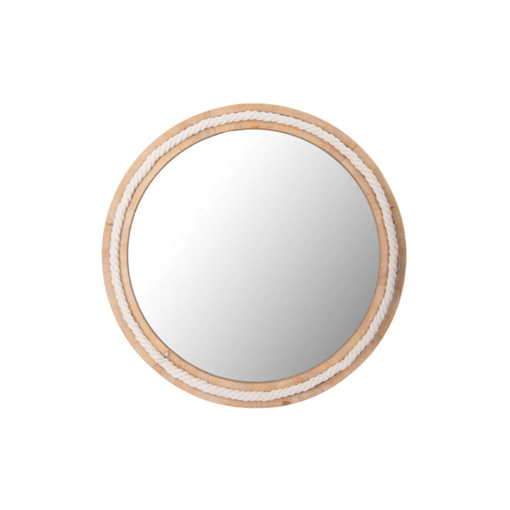 Rope Frame Round Mirror