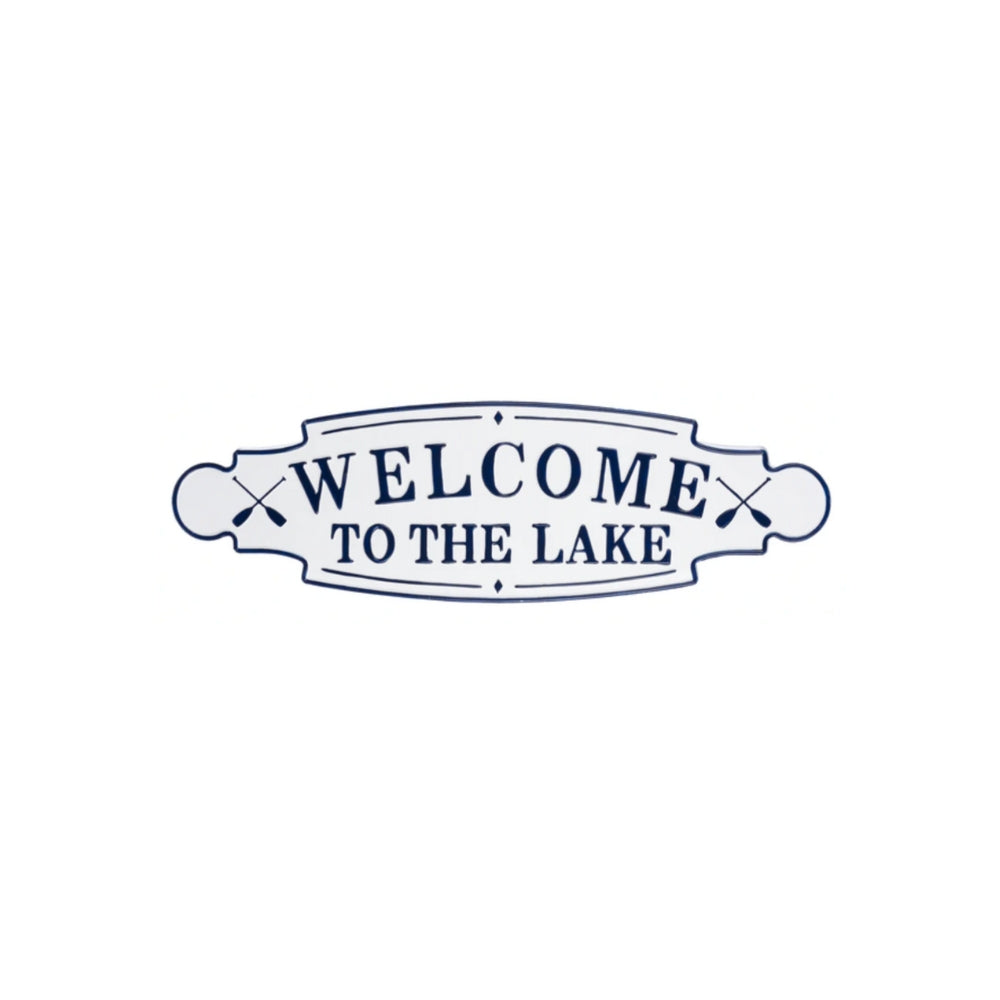 "Welcome to the Lake" Wall Decor