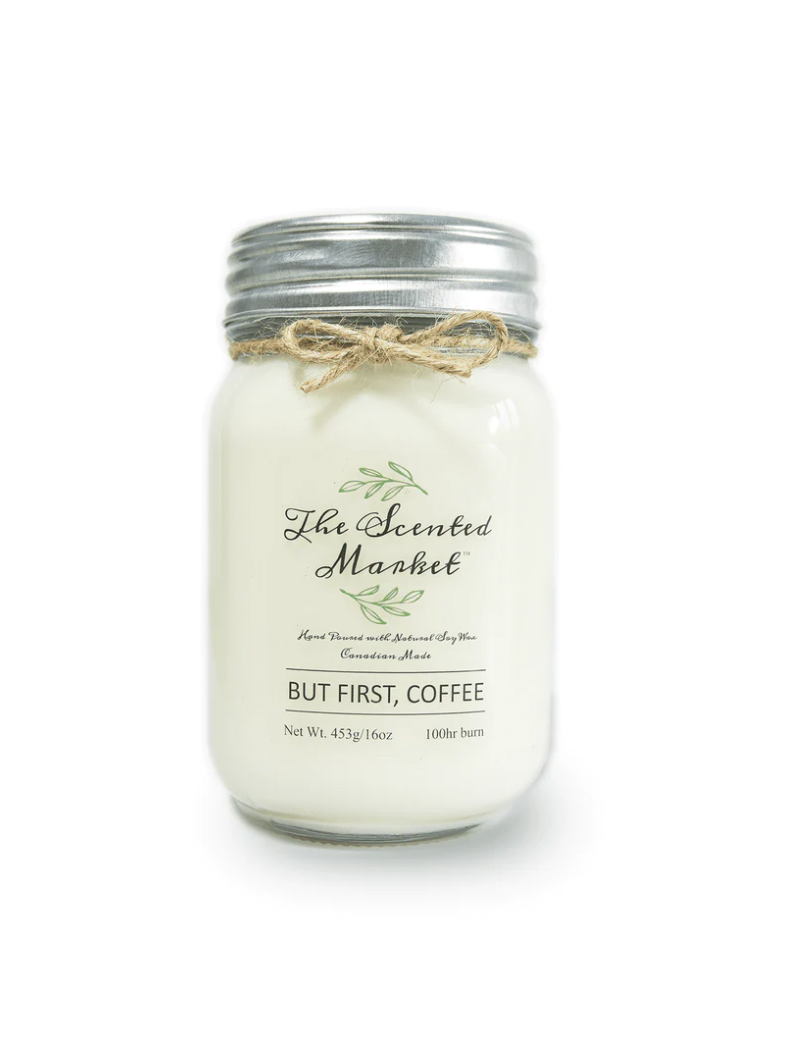 16oz Scented Mason Jar Soy Candle - Assorted