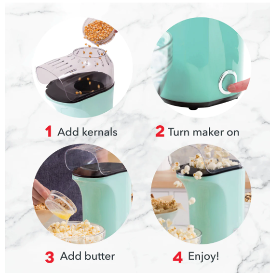 Dash Hot Air Popcorn Maker