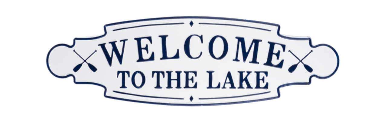 "Welcome to the Lake" Wall Decor
