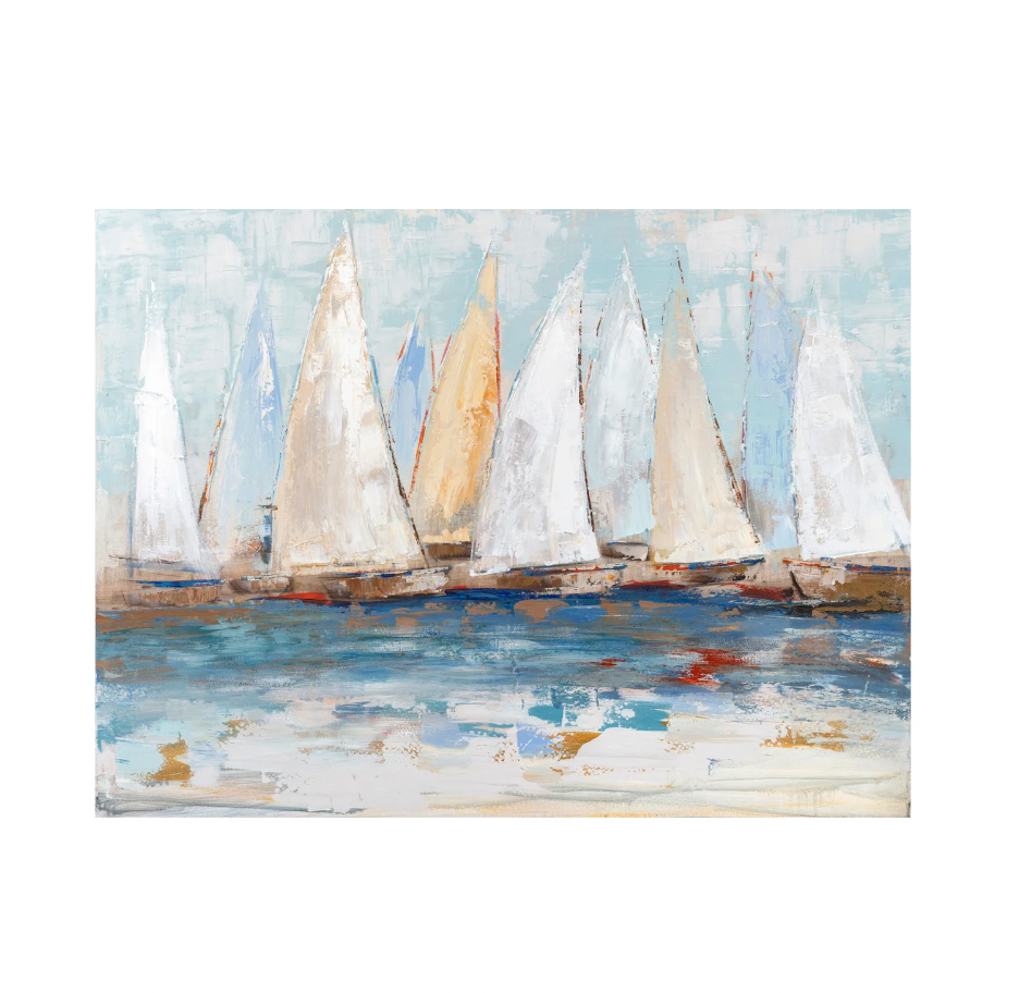 "Sailboat Scene" Canvas Art
