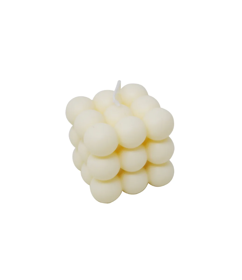 Bubble Candle - White