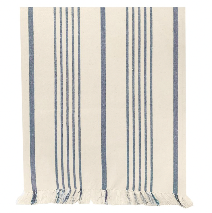 Striped Cotton Table Runner