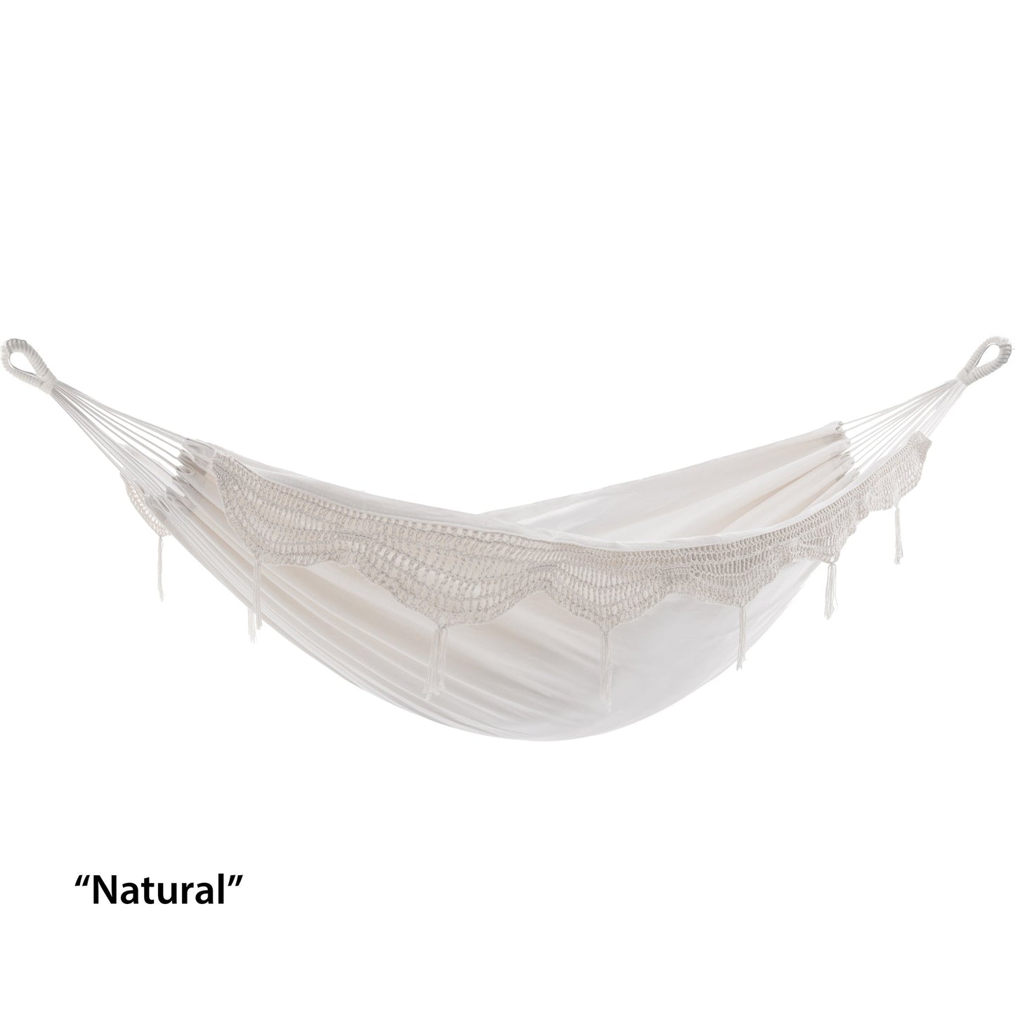 Brazilian Style Cotton Hammock with Fringe