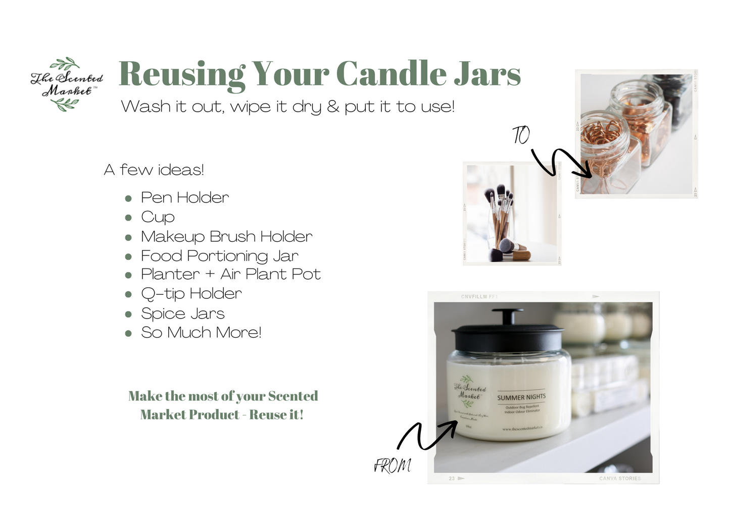 16oz Scented Mason Jar Soy Candle - Assorted