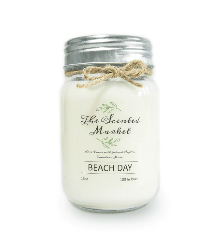 16oz Scented Mason Jar Soy Candle - Assorted