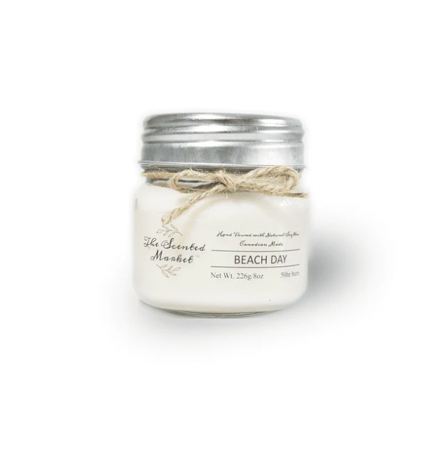 8oz Scented Mason Jar Soy Candle - Assorted