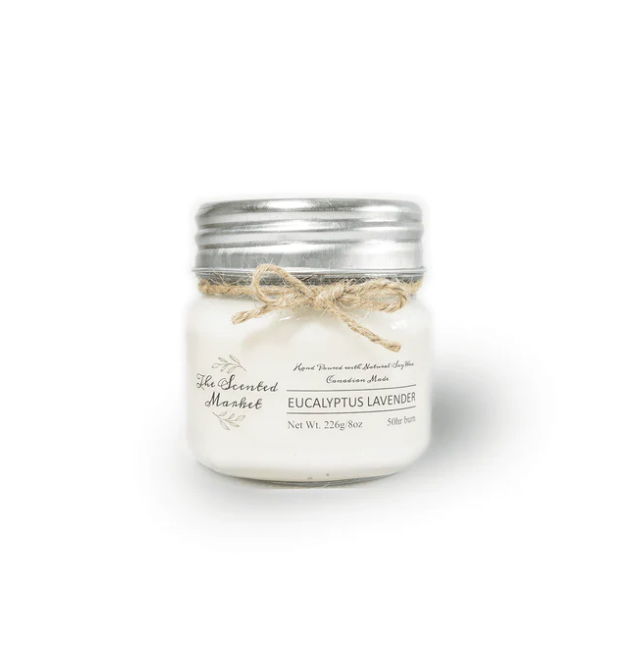 8oz Scented Mason Jar Soy Candle - Assorted